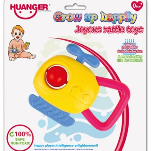 Huanger Helicopter Shaped Baby Rattle
