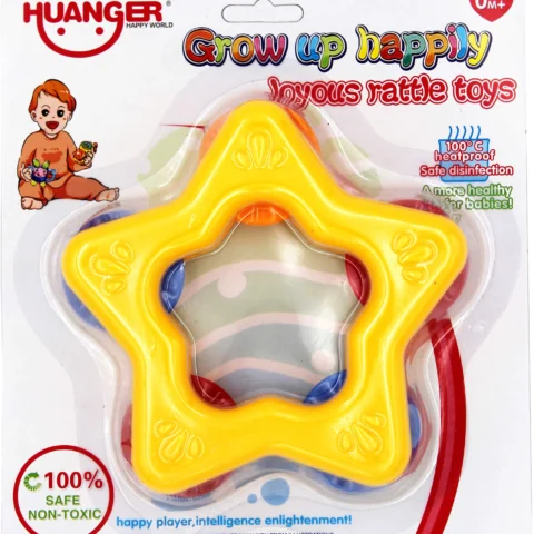 Huanger Star Shaped Baby Rattle
