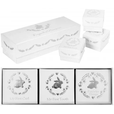 Hugs & Kisses Baby Memory Keepsake Boxes Assorted