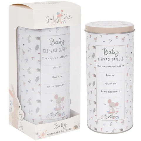 Hugs & Kisses Garden Tools Baby Memory Keepsake Capsule