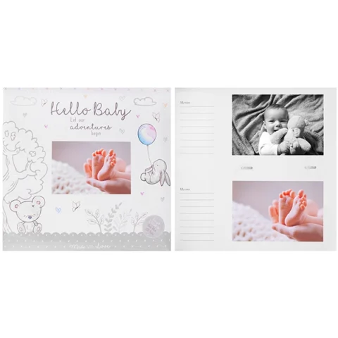 Hugs & Kisses Photo Album 4 X 6" 200 Photos