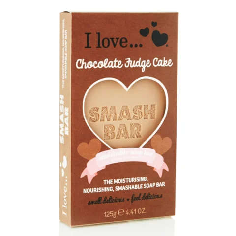 I Love Chocolate Fudge Cake Smashable Soap Bar 125G