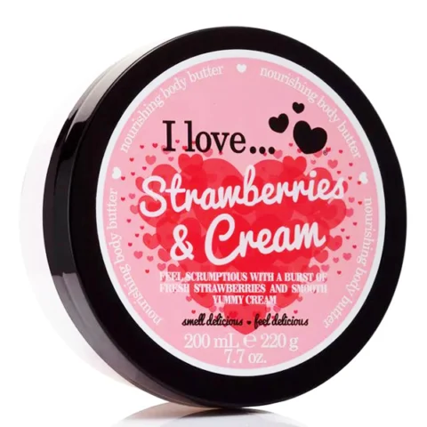 I Love Strawberries & Cream Body Butter 200ml