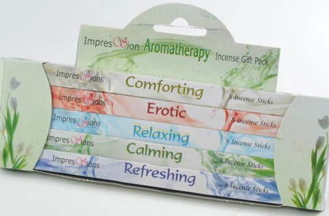 INCENSE SQUARE GIFT PACK 5'S AROMATHERAPY