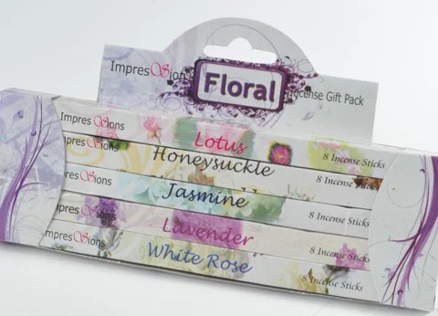 INCENSE SQUARE GIFT PACK 5'S FLORAL