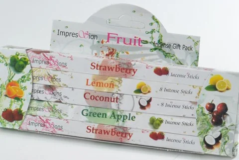INCENSE SQUARE GIFT PACK 5'S FRUIT