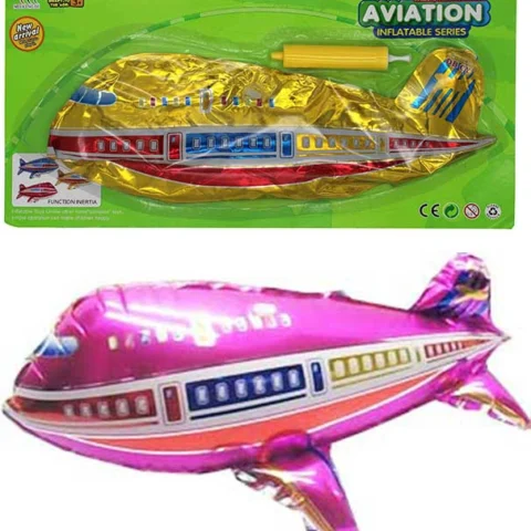 Inflatable Toy Plane With Pump