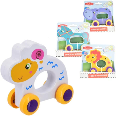 Infunbebe Push & Go Animals Baby Toys Assorted