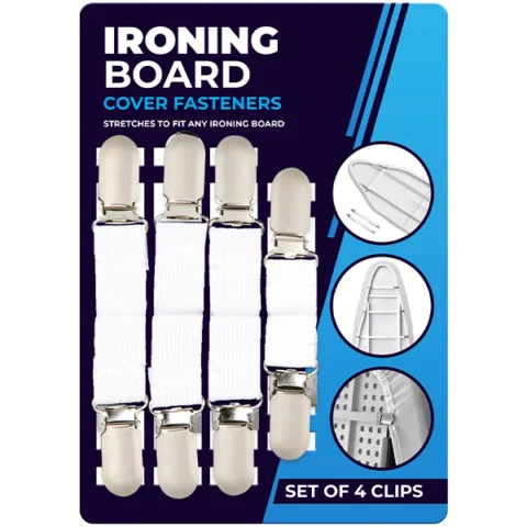 Ironing Board Cover Fasteners 4 Pack