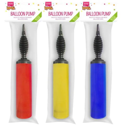 Jaunty Partyware Balloon Pump Assorted Colours
