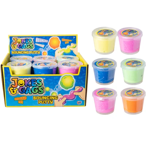 Jokes & Gags Bouncing Putty Assorted Colours