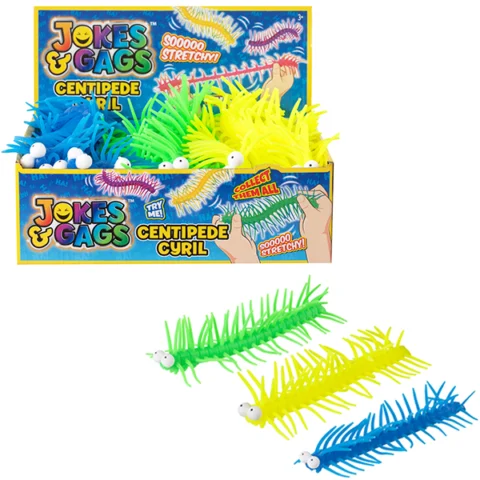 Jokes & Gags Centipede Cyril Assorted Colours