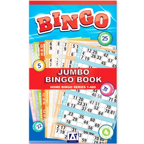 Jumbo Bingo Book 1-480 Tickets