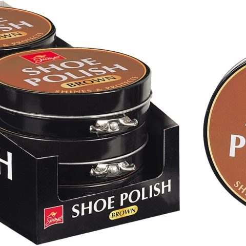 Jump Brown Shoe Polish Tin 80g