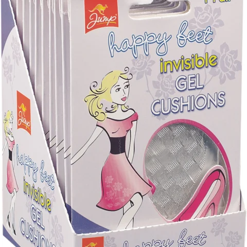 Jump Happy Feet Invisible Gel Heel Liners 1 Pair
