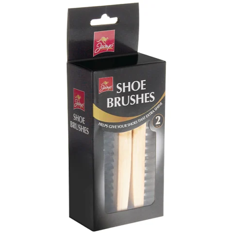 Jump Shoe Polishing Brushes 2 Pack