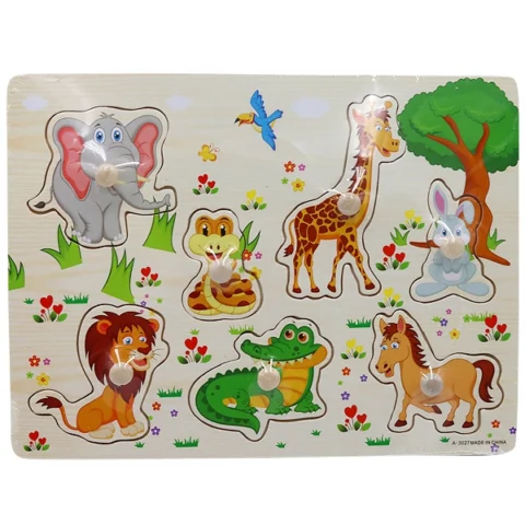 Jungle Animals Wooden Puzzle