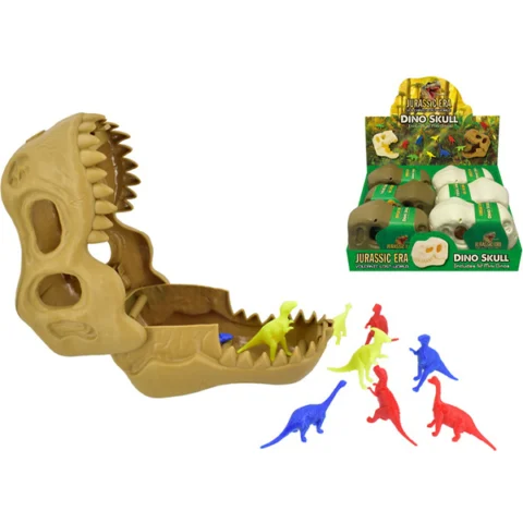 Jurassic Era Dino Skull With Mini Dinosaurs Assorted