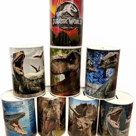 Jurassic World Money Tins
