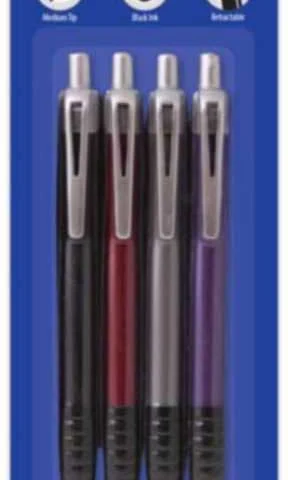 Just Stationery 4 Ballpoint Pens
