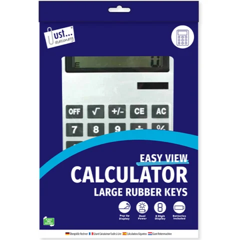 Just Stationery A4 Giant Calculator 210 X 295mm