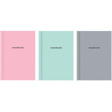 Just Stationery A5 Pastel Hardback Ruled Notebook Assorted Colours