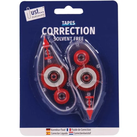 Just Stationery Correction Tapes 2 Pack