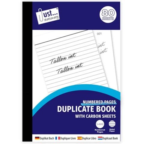 Just Stationery Duplicate Book 80 Pages