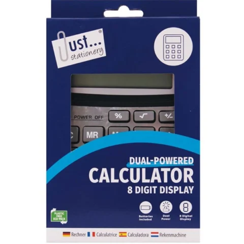 Just Stationery Mini 8 Digit Calculator 104 X 152mm