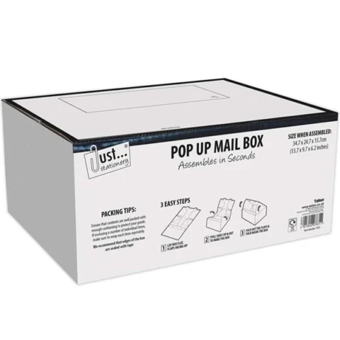 Just Stationery Pop Up Mailing Boxes Medium 34.7 X 24.7 X 15.7cm