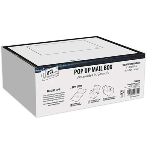 Just Stationery Pop Up Mailing Boxes Small 27 X 18 X 10.5cm