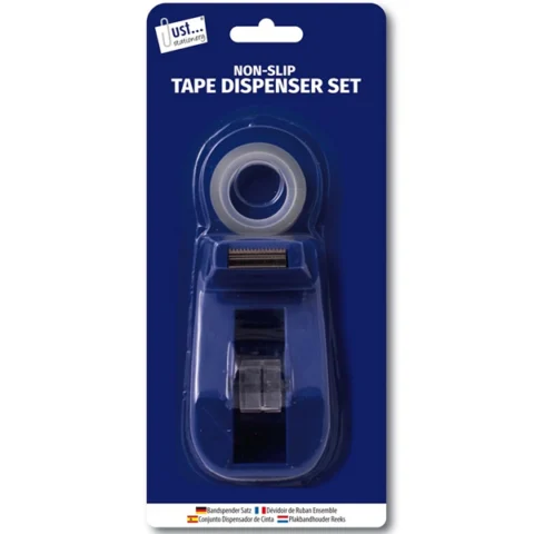 Just Stationery Small Desk Tape Dispenser Set