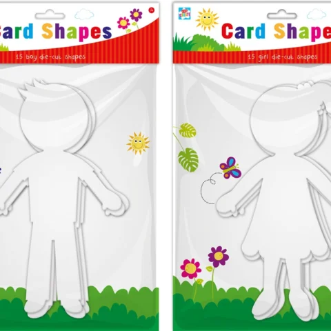 Kids Create 15 Die-Cut Boy & Girl Shapes