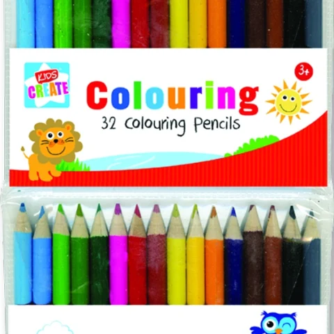 Kids Create 23 Mini Colouring Pencils