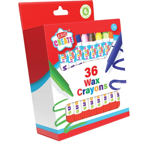 Kids Create 36 Wax Crayons