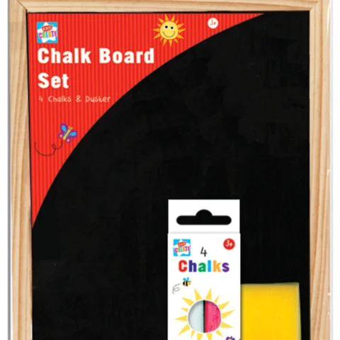 Kids Create A4 Chalk Board Set