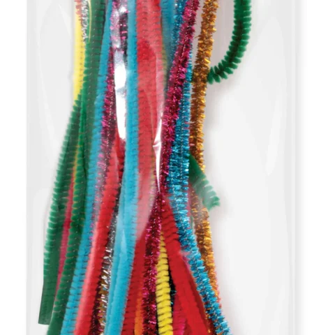 Kids Create Assorted Colour & Glitter Pipe Cleaners 50 Pack