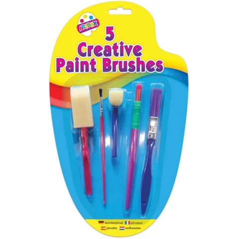 Kids Create Creative Paint Brush Set 5pc