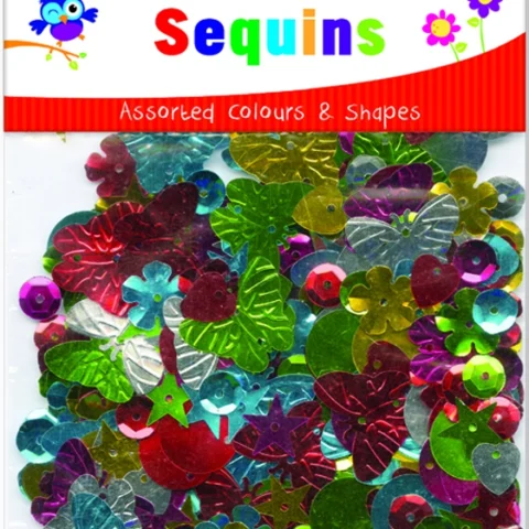 Kids Create Sequins Assorted Colours & Shapes