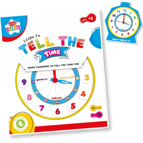 Kids Create Tell The Time Play Set