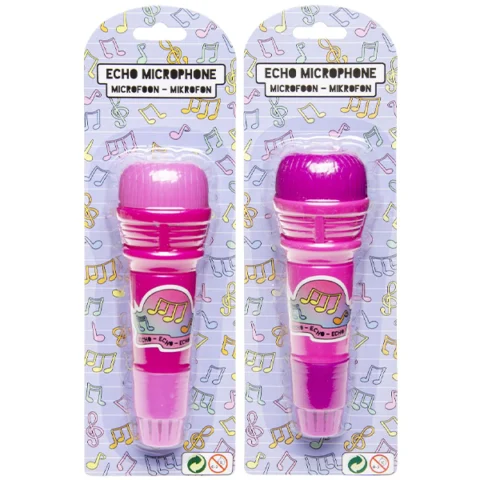 Kids Pink Echo Microphone Toy Assorted Colours