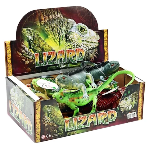 Large Lizards With Squeaker 13" Assorted 12pc