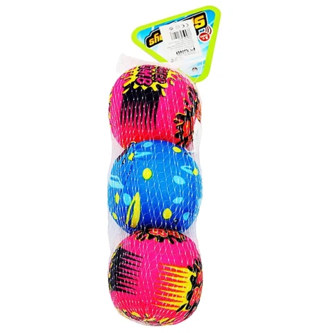 Large Splash Balls 7cm Assorted 3 Pack