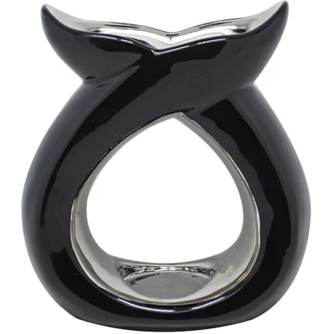 Leonardo Desire Aroma Black & Silver Wax Oil Burner