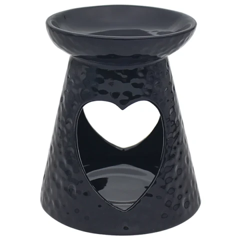 Leonardo Desire Aroma DimpLED Black Heart Wax Oil Burner