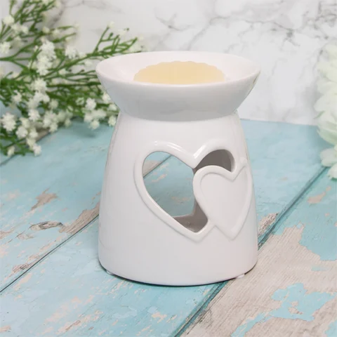 Leonardo Desire Aroma Hearts White Wax & Oil Burner