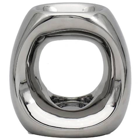 Leonardo Desire Aroma Oval Silver Wax Oil Burner