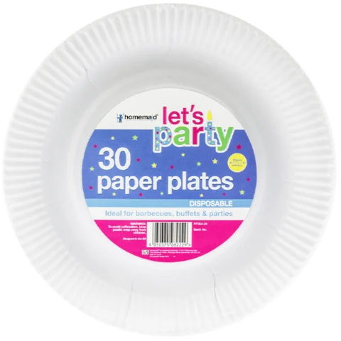 Let's Party Paper Plates 23cm 30pk