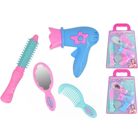 Lifestyle Hair Styling Set 4pc Assorted Colours