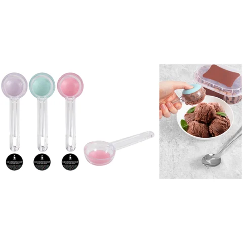 Living Colour Push & Serve Ice Cream Scoop Assorted Colours